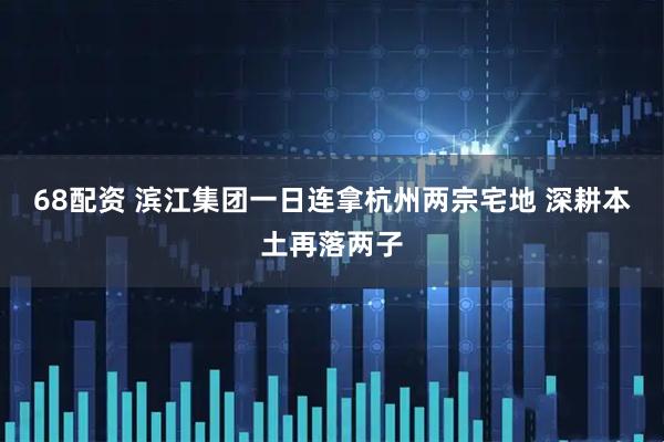 68配资 滨江集团一日连拿杭州两宗宅地 深耕本土再落两子